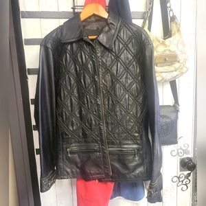 Rare Vintage Calugi e Gianelli Leather Jacket